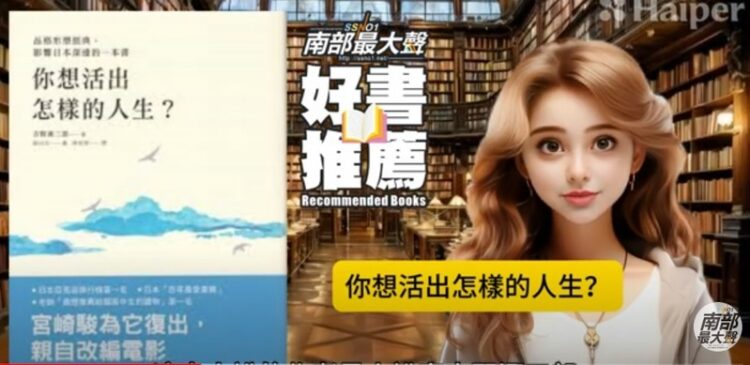 南部最大聲「好書推薦」系列-你想活出怎樣的人生