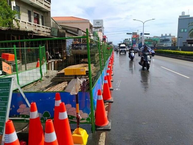 永康區中正南路與尚頂路口改建側溝-改善永康區中正南路淹水情形
