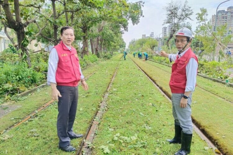市府與捷運公司順利完成災後搶修-輕軌今日14:00恢復通車