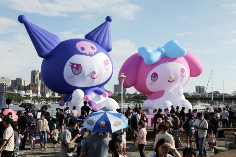 美樂蒂、酷洛米現身安平碼頭 卡哇伊的夢幻台南 美樂蒂、酷洛米現身安平碼頭-卡哇伊的夢幻台南