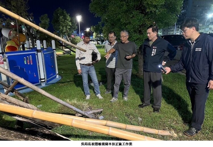 高雄民族公園樹木因颱風傾倒 捷運局迅速修復確保居民休憩 高雄民族公園樹木因颱風傾倒-捷運局迅速修復確保居民休憩