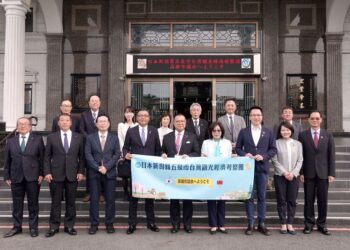 日本新潟縣五泉市首度到訪-康議長相約品嚐交流芋頭名產