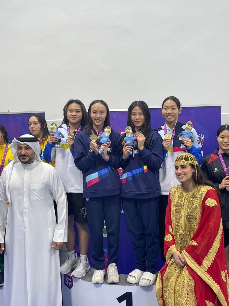 臺南三英勇奪世界中學生運動會游泳賽2金1銀 臺南三英勇奪世界中學生運動會游泳賽2金1銀