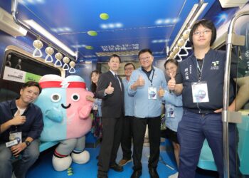 2025雙北世壯運倒數200天-彩繪列車盛大亮相