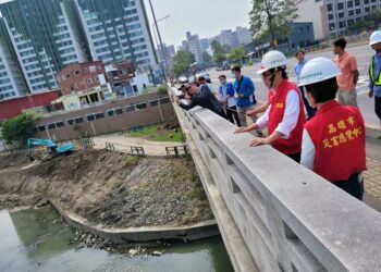 康芮颱風來襲-市長視察楠梓、仁武區排水清疏狀況