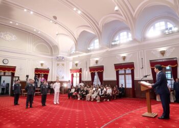 賴清德總統主持將官晉任授階典禮-期許持續貢獻國軍與國家