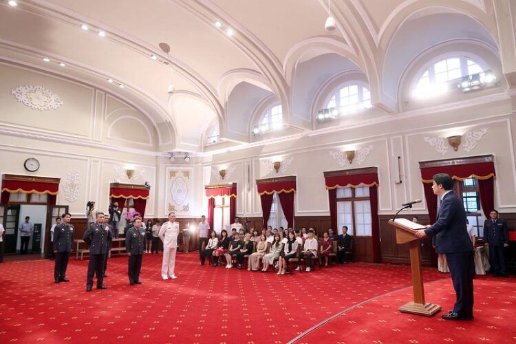 賴清德總統主持將官晉任授階典禮-期許持續貢獻國軍與國家