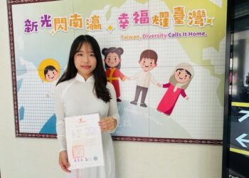 優秀新住民二代通過越南語高級檢定-移民署邀請擔任暑期志工