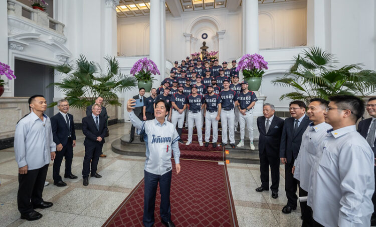 賴清德總統接見捷克國家棒球代表隊 期待促進技術交流深化夥伴關係 賴清德總統接見捷克國家棒球代表隊-期待促進技術交流深化夥伴關係