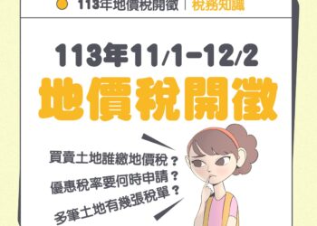 地價稅全國稅額996億！自住房每件平均1749元，11月1日正式開徵，12月2日截止繳納