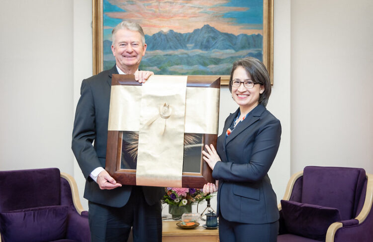 副總統蕭美琴接見美國愛達荷州經貿訪問團-期待深化雙邊夥伴關係