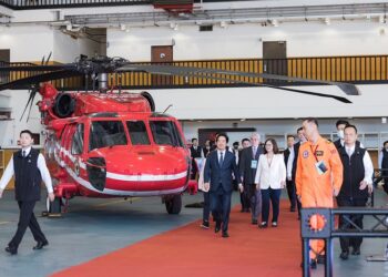 賴清德總統出席空勤務總隊20週年隊慶-肯定其成為國家救災堅實後盾