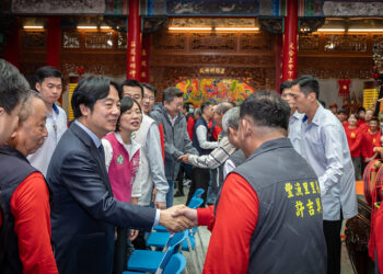 賴清德總統出席金山健行活動-促進中央地方合作推動治水工程