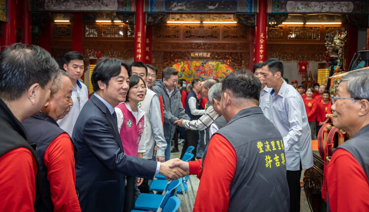 賴清德總統出席金山健行活動-促進中央地方合作推動治水工程