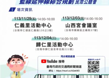 台南捷運藍延線公聽會-開放民眾提出建議