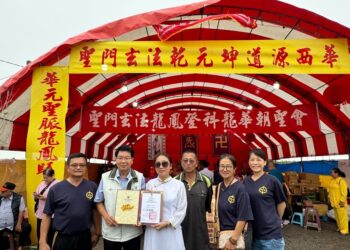 無極廣華聖華宮捐贈7,000公斤白米-黃偉哲感謝公私協力造福社福團體