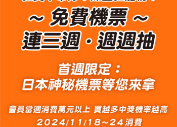 狂賀中華隊！燦星狂寵粉！免費機票～連續三週、週週抽！