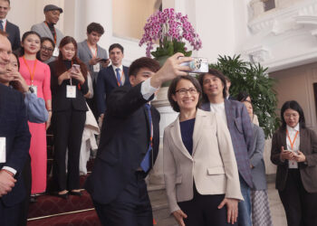 蕭美琴副總統接見國際學生-期盼臺灣成為國際學習首選地