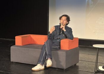 金馬獎最佳新演員入圍者林政勳回崇右母校-分享從校園走上國際舞台的堅持之路