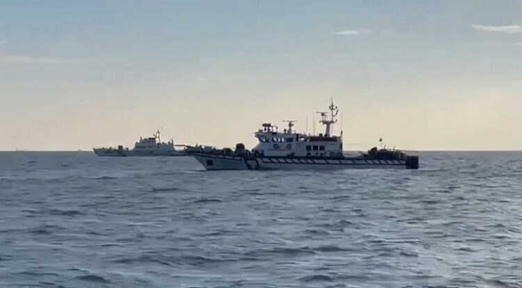 中國海警船再擾金門海域 海巡署派艇對應強勢驅離 中國海警船再擾金門海域-海巡署派艇對應強勢驅離