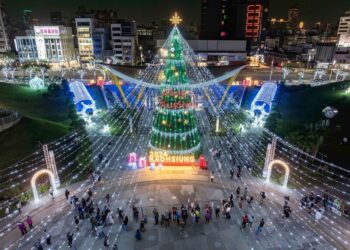 台南、高雄點亮聖誕燈-營造浪漫節慶氛圍