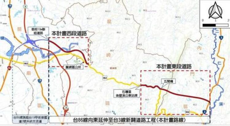 台86東延至高雄內門明年可通過綜規環評 台86東延至高雄內門明年可通過綜規環評