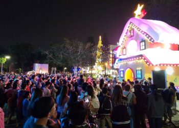 屏東「路沖」聖誕童話屋湧看屋人潮-網友爆笑留言買房送聖誕老公公