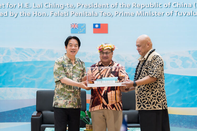 總統賴清德出席吐瓦魯戴斐立總理國宴,期待兩國深化合作 總統賴清德出席吐瓦魯戴斐立總理國宴,期待兩國深化合作