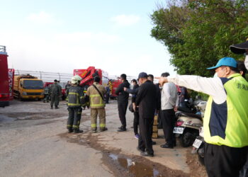 澎湖紅羅村垃圾掩埋場大火突襲！陳光復呼籲鄉親加強防護