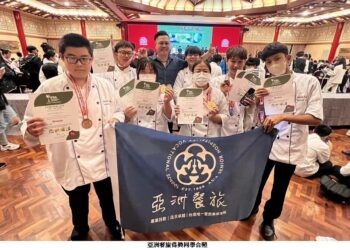 亞洲餐旅ifba國際廚藝賽-榮獲2金1銀5銅