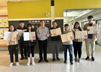 樹科大產設系師生專業獲認證-通過3d列印積層製造工程師鑑定