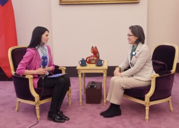 蕭美琴副總統接受立陶宛國家廣播電視台專訪-聚焦臺立合作與國際挑戰