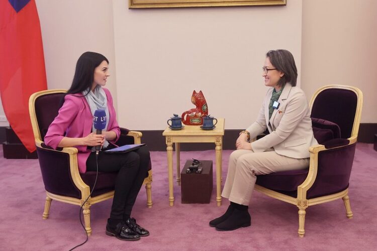 蕭美琴副總統接受立陶宛國家廣播電視台專訪 聚焦臺立合作與國際挑戰 蕭美琴副總統接受立陶宛國家廣播電視台專訪-聚焦臺立合作與國際挑戰