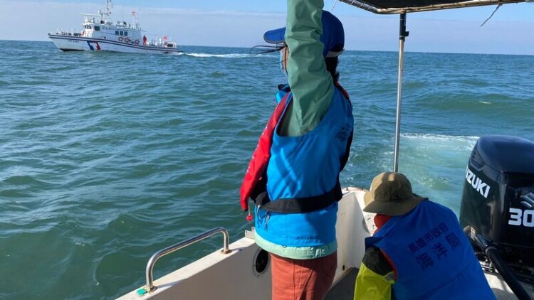 海洋局攜手海巡署執行海域聯合巡查，落實沿岸海域漁業資源保育