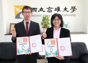 高雄大學、oscar簽訂合作備忘錄-理事長董瑞安出席「卓越講座」剖析循環再利用、負碳技術與趨勢