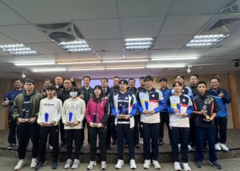 黃偉哲市長接見臺南小將，表彰他們在世界中學生運動會上的卓越表現