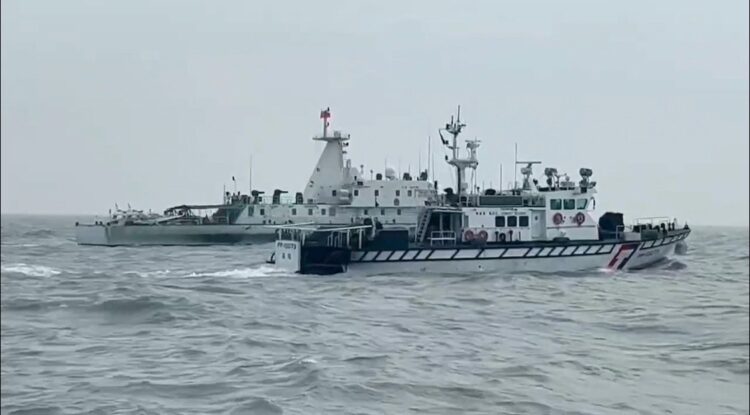 中國海警船再侵金門水域！冷氣團下險象環生，海巡署成功驅離！