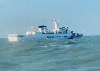 中國海警船再度侵擾金門海域，海巡署強勢驅離