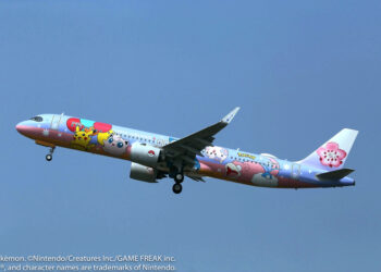 高雄出發航點最多、班次最密集、航網最完整-華航「皮卡丘彩繪機」來了