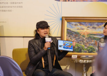 透過畫布與色彩激盪-胡令豪「城市光彩」藝術饗宴開展