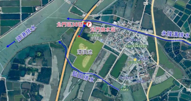 台南持續推動北門區老舊抽水機組更新，強化防汛能量