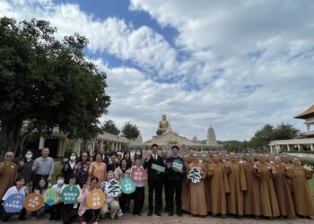 高市淨零學院前進佛光山-讓法師也學減碳