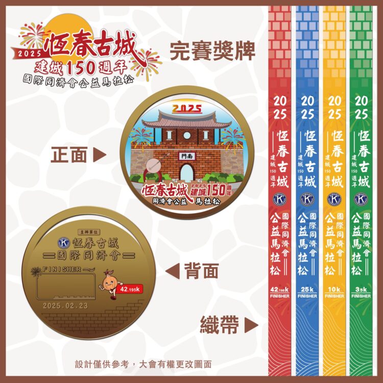 恆春古城150週年慶-2025恆春古城國際同濟會公益馬拉松熱血登場 恆春古城150週年慶-2025恆春古城國際同濟會公益馬拉松熱血登場