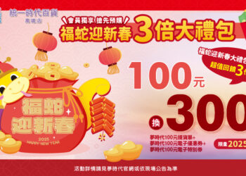 夢時代「新春賀歲」指定日期滿額消費回饋超越20%