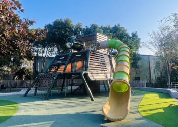 打造新風格遊戲場！台中「這公園」添亮點-大小朋友嗨翻了