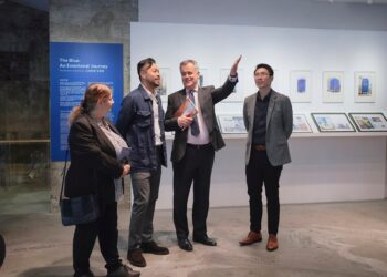 英國在台辦事處代表鄧元翰讚揚《正旅館-藍》對台北文化貢獻