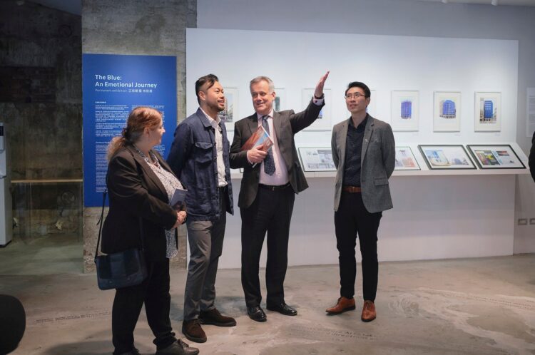 英國在台辦事處代表鄧元翰讚揚《正旅館-藍》對台北文化貢獻