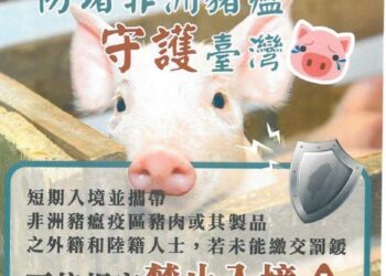 春節來臨-防堵非洲豬瘟全民一起來