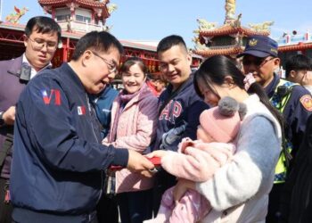 乙巳年大年初一-黃偉哲新營同濟宮、柳營代天院參拜祈求風調雨順四境平安