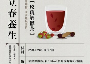 有食譜》2025立春養生吃什麼？過敏感冒、易倦睏⋯中醫教喝3款護肝茶
